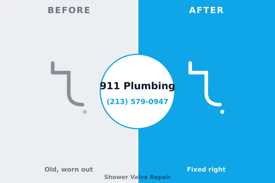 Before and after: plumbing company Muncy, PA
